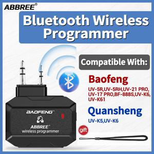 워키 토키 플러그 앤 플레이 전화 APP 프로그래밍을위한 Baofeng Bluetooth 무선 프로그래머 UV5R BF888S Quansheng UVK5
