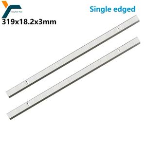 2Pcs 319x18.2x3.2mm 플레너 블레이드 나이프 HSS 단일 에지 플레너 절단 도구 제트 JWP-12 코브라 GMC Ryobi AP13 MA1931 CT-340