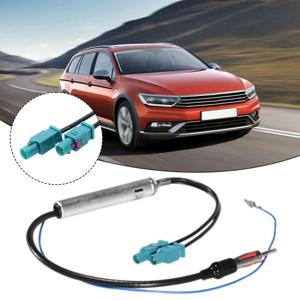 자동차 특수 라디오 안테나 AM/FM 오디오 라디오 신호 증폭기 AUDI 18.1 'I5B8 용 듀얼 Fakra RF 라디오 안테나 공중 어댑터