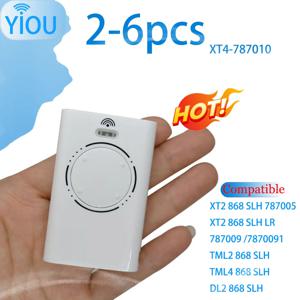 YIOU 868 XT4 XT2 SLH LR 차고 도어는 868Mhz 주파수 XT2 868 SLH 787005 XT2 868 SLH LR787009/7870091 2-6PCS와 호환됩니다