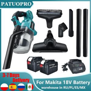 무선 진공 청소기 충전식 휴대용 먼지 송풍기 바닥 자동차 애완 동물 머리 Makita 18V 배터리 용 다기능 청소 도구
