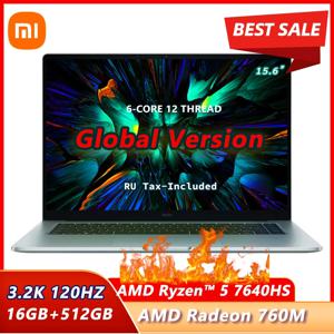 샤오미 레드미 북 프로 15 노트북 2023, 라이젠 R5 7640HS, CPU 16GB + 512GB, AMD 라데온 760M, 3.2K, 120Hz 화면, 15.6 인치 노트북