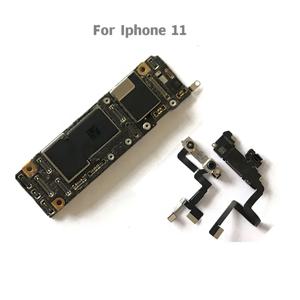 아이폰 11 11 프로 맥스 마더보드, 풀 작동, 페이스 ID 64GB, 128GB, 256GB 로직 보드, 100% 오리지널 잠금 해제 메인보드