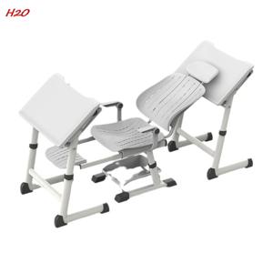 학생 점심 휴식 테이블 및 의자, 학교 책상 및 의자 세트, 접이식 및 조절 가능한 다기능 어린이 공부 책상