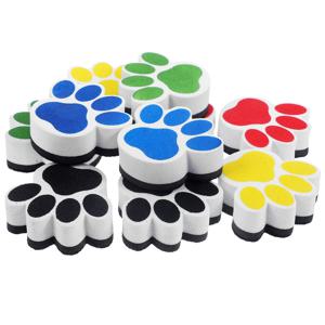 10 Pcs 자기 만화 보드 지우개 건조 마커 클리너 EVA 펠트 화이트 보드 청소 도구 프리젠 테이션 용품 학교 사무실
