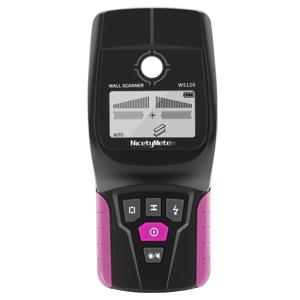 Nicety 계량기 5 in 1 스터드 금속 탐지기 벽 스캐너, AC 목재 파인더, 케이블 와이어 깊이 추적기, 지하 배관 WS120