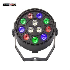 Led 파 빛 12x3W DJ 파티 조명 RGBW 디스코 효과 무대 조명 8 채널 장식 장식 사운드 활성