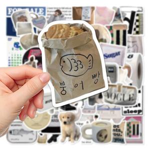 10/30/57PCS 간단한 귀여운 한국어 INS 스타일 스티커 DIY 노트북 수하물 스케이트 보드 낙서 데칼 스티커 아이 장난감