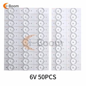 3V 6V LED SMD 램프 구슬 32-65 인치 LCD TV 백라이트 스트립 수리를위한 광학 렌즈 Fliter와 발광 다이오드