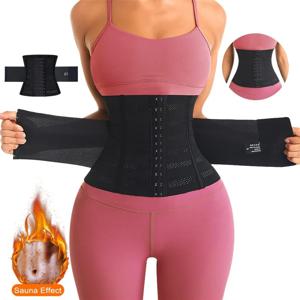 허리 트레이너 바디 셰이퍼 배꼽 컨트롤 슬리밍 외장 플랫 배꼽 환원 Shapewear 여성 코르셋 벨트
