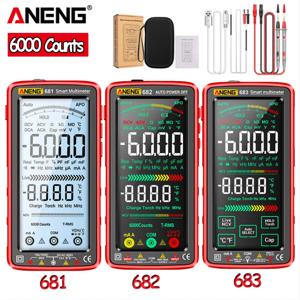 ANENG 681/682/683충전식 디지털 전문 멀티미터, 비접촉 전압 테스터, AC/DC 전압계, LCD 화면 전류 테스터