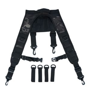 조정 가능한 스트랩과 4개의 도구 벨트 루프가 있는 의무 벨트 하네스 법 집행을 위한 전술 경찰 멜빵