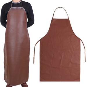 가죽 용접 앞치마, 폴리우레탄 장비, 용접기 단열 보호, 마모 용접 보호 앞치마, 97 × 65cm