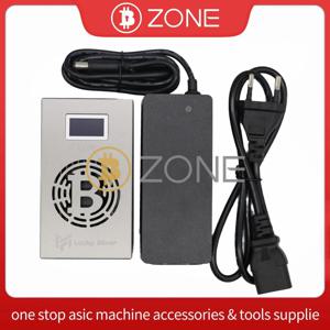 유럽 ​​플러그 SHA-256 Lucky Miner V6 500GH Bitcoin DGB BCH 솔로 광부(전원 공급 장치 포함) 다중 채굴 모드 지원