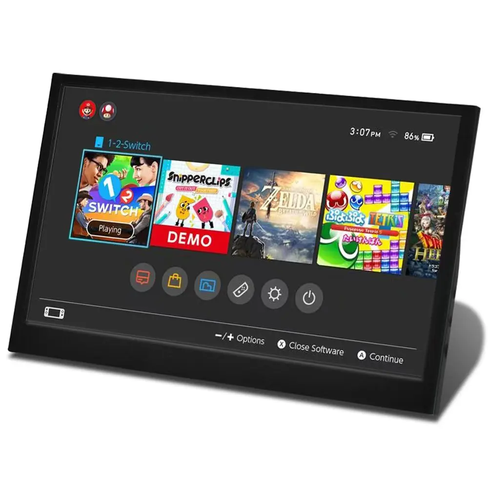 11.6 인치 휴대용 모니터 1366X768 lcd 디스플레이 TFT 게임 모니터 pc 라즈베리 파이 노트북 PS4 Xbox360 스위치 HDMI 호환
