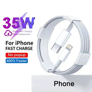 PD 35W 고속 충전기 USB 유형 C iPhone 15 14 13 12 11 Pro Max Mini Plus XR XS 충전 데이터 케이블 액세서리