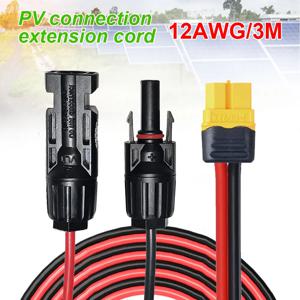 0.6/3m12AWG 태양광 커넥터 XT60 어댑터 케이블 태양광 패널-XT60 암 연장 케이블 XT60 암용 태양광 충전 케이블