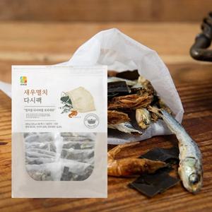 국산 새우 다시멸치 보리새우 육수팩 16g X 30개 천연 조미료 국물용 석하 다시마 아기 만능 팩