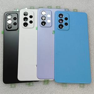 삼성 A52 4G 5G A525 A526의 새로운 기능 삼성 갤럭시 A52s A528 도어 후면 하우징 케이스 (카메라 렌즈 포함)