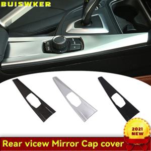 자동차 인테리어 멀티미디어 패널 커버 트림 BMW 3 시리즈 F30 F34 4 시리즈 F32 F36 2013 2014 2015 2016 2017 탄소 섬유 ABS