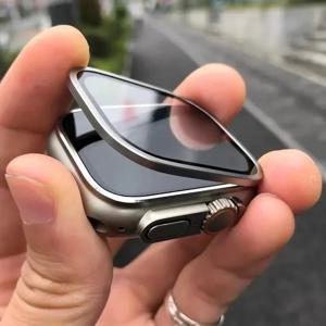 Apple Watch Ultra 49mm 티타늄 금속 프레임 용 강화 유리 시리즈 Ultra 2 화면 보호기 액세서리 용 스크래치 방지 필름