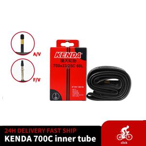 KENDA 자전거 타이어 내부 튜브 로드 바이크, 카메라 슈레이더 프레스타 밸브, 700C, 18-23C, 23-25C, 28-32C, 35-43C, 45C, 1PC