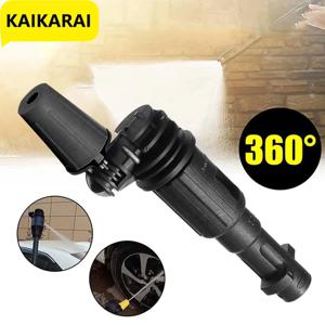 고압 물총 360도 회전 노즐은 Karcher Lavor 시리즈용 자동차 세척용 팬 또는 직선 워터 제트가 될 수 있습니다.