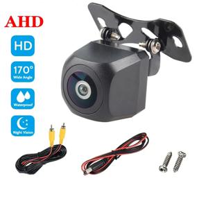 1 세트 AHD 자동차 후면보기 카메라 12V 야간 투시경 백업 주차 역방향 카메라 방수 HD 컬러 이미지 비디오 차량 카메라