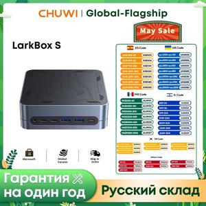 CHUWI 2024 LarkBox S 미니 PC, 인텔 코어 i3-1220P, 윈도우 11 미니 PC, 16GB DDR4 512GB PCIe M.2 SSD, 와이파이 5 BT5.1 데스크탑 컴퓨터