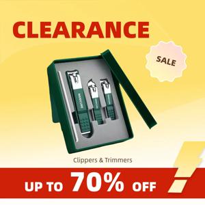 Clearance_Nail Clipper 세트 고급 가정용 손톱깎이 남성과 여성 범용 페디큐어 도구 간단한 휴대용 네일 도구_C