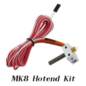 3D 프린터 Mk8 핫 엔드 12V 40W 조립 키트 J 헤드 0.4mm 노즐 1.75mm 필라멘트 Anet A2 A8 3D 프린터 부품 유니버설