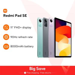 샤오미 레드미 패드 SE 11 와이파이 EU 충전기 글로벌 버전, 6GB, 128GB, 8GB, 256GB