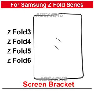 삼성 갤럭시 Z 폴드 6 5 4 3 Fold6 Z Fold4 전면 스크린 스탠드 중간 베젤 프레임 LCD 디스플레이 브래킷 플라스틱 Hoder 수리