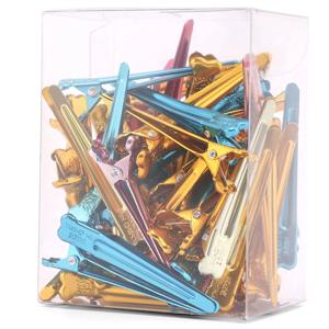 50Pcs 미니 이발사 헤어 클립 내열성 금속 Diy 컬러 머리핀 프로 살롱 이발 가정용 스타일링 헤어 클립 도구