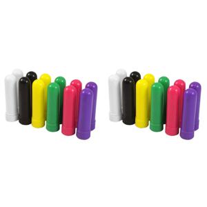 A72P 24PCS 새로운 아로마 테라피 오일 아로마 테라피 빈 비강 흡입기 스틱 휴대용