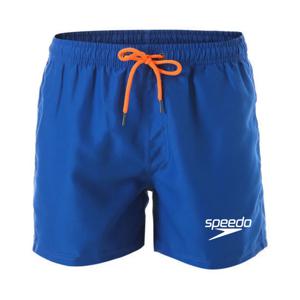 SPEEDO 남성용 수영 반바지 수영 트렁크 빠른 건조 보드 반바지 수영복 서핑 해변용 포켓이있는 통기성 Drawstring