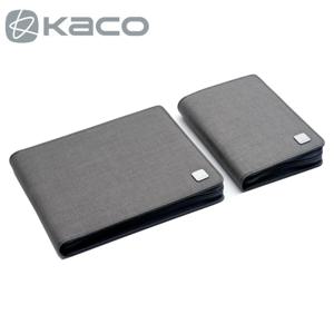 KACO ALIO 펜 보관 가방 휴대용 지퍼 연필 가방 펜 케이스 방수 캔버스 블랙 그레이 10 20 펜