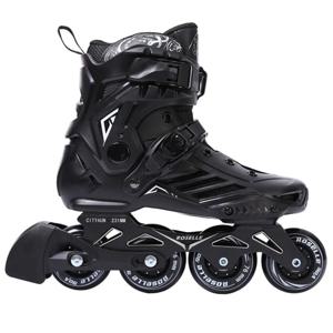 성인 롤러 스케이트 신발 EU 35 ~ 46 여성용 인라인 스케이트 신발 남성용 4 바퀴 운동화 PU 휠 Slalom Patines 1 쌍