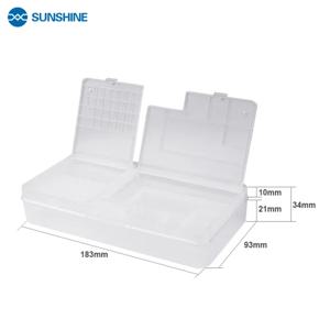 선샤인 SS-001A 휴대 전화 수리 액세서리 부품 및 보드에 대 한 다기능 휴대 전화 수리 스토리지 박스