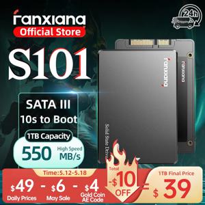 Fanxiang S101/S102 Pro/S101Q 2.5인치 SATA SSD 512GB 1TB 2TB 4TB 550MB/s 하드 드라이브 SSD SATA 내부 솔리드 스테이트 디스크 6xFast HDD