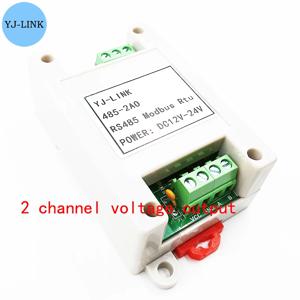 2/4 채널 아날로그 출력, 0-10V 0-20MA AO 모듈, RS485 Modbus RTU-전압 전류