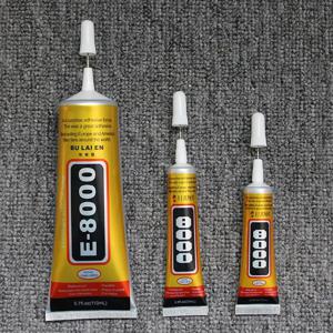E8000 50ml 액체 접착제 슈퍼 강한 다목적 접착제 쥬얼리 공예 크리스탈 라인 석 DIY 수정 전화 화면 유리 네일 젤