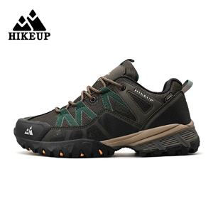 HIKEUP 남성용 하이킹 신발 남성용 트레킹 운동화 등산 신발 고무 단독 내구성 야외 스포츠