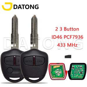 Mitsubishi Outlander ASX Lancer Triton Lama Pajero MIT8 ID46 433MHz 용 Datong World 자동차 원격 제어 키 스마트 키 교체