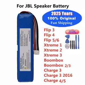 2025 년 JBL Flip 4 충전 용 기존 배터리 3 Xtreme 2 Boombox 1 2 3 4 5 6 Flip4 Flip3 Charge3 2016 스피커 배터리 Bateria