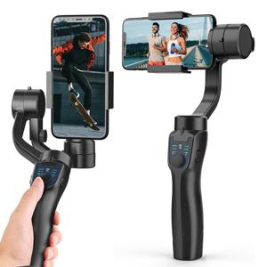 F8 핸드 헬드 3 축 짐벌 전화 홀더 Xiaomi iPhone 핸드폰 스마트 폰용 흔들림 방지 비디오 녹화 안정기