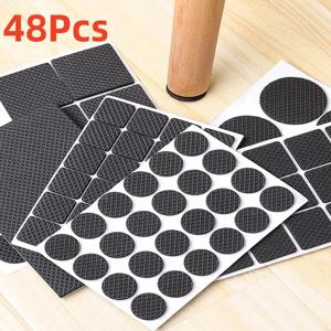 셀프 접착 두꺼운 가구 다리 발 러그 펠트 패드, DIY 의자 미끄럼 방지 내마모성 매트, 나무 바닥 보호대, 테이블 발 패드