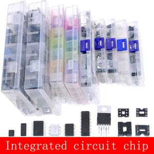 IC 집적 회로 칩 분류 키트 IC 소켓 세트 4000 4500 74HC 74LS 공통 CMOS 로직 IC 시리즈