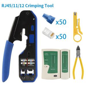 RJ45 압착 도구 펜치 네트워크 케이블 크림퍼 와이어 스트리퍼 커터 이더넷 클립 집게 RJ45 RJ12 RJ11 cat6 cat5e cat5