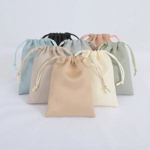 10pcs 실크 새틴 Drawstring 파우치 쥬얼리 포장 화장품 크리스마스 파티 장식 결혼식 호의 사탕 선물 가방